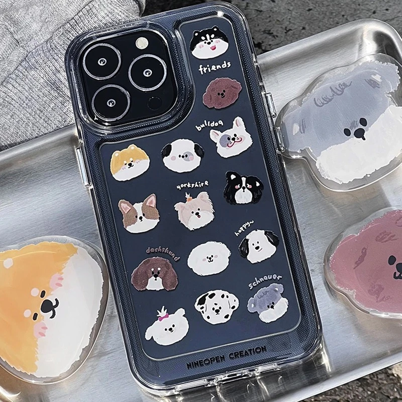 小红书爆款卡通小狗11promax苹果XS手机壳iPhone8PLUS防摔xr7女12