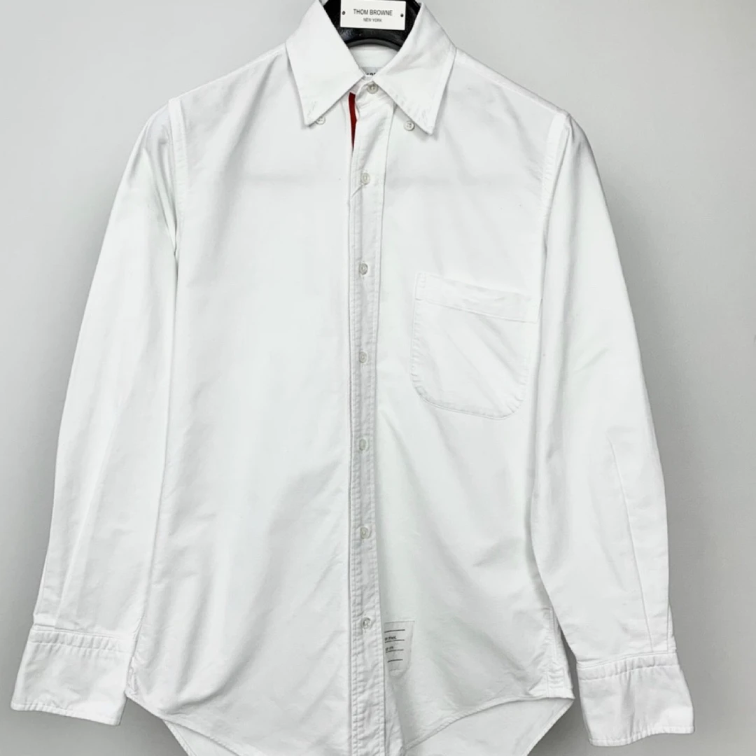 000292 Thom Browne 白色牛津面料 长袖衬衣 0码/95新
