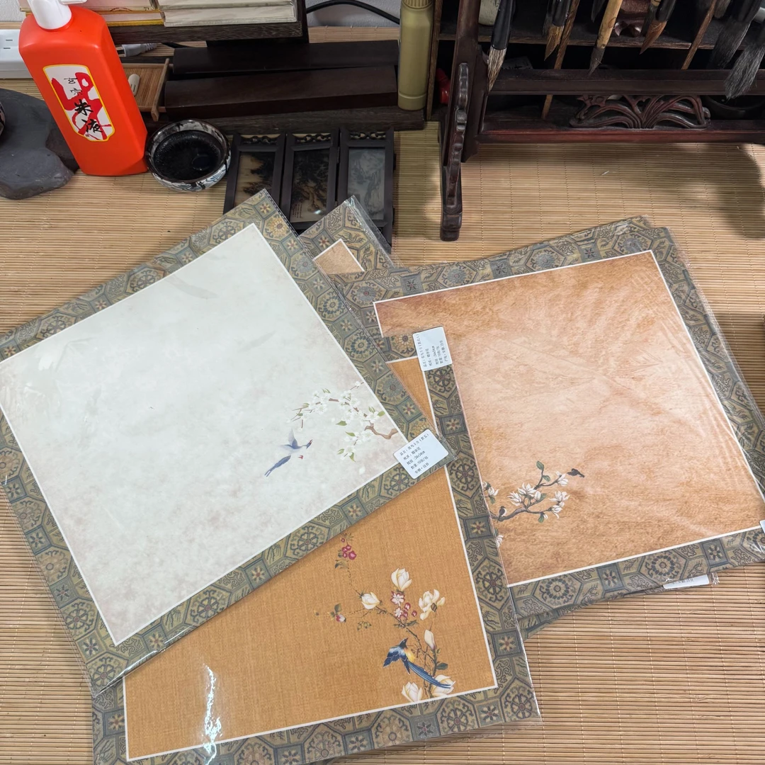 直播秒杀花鸟斗方34*34 3包