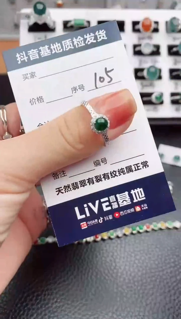 【闪购商品】翡翠颈饰银S925镶嵌105