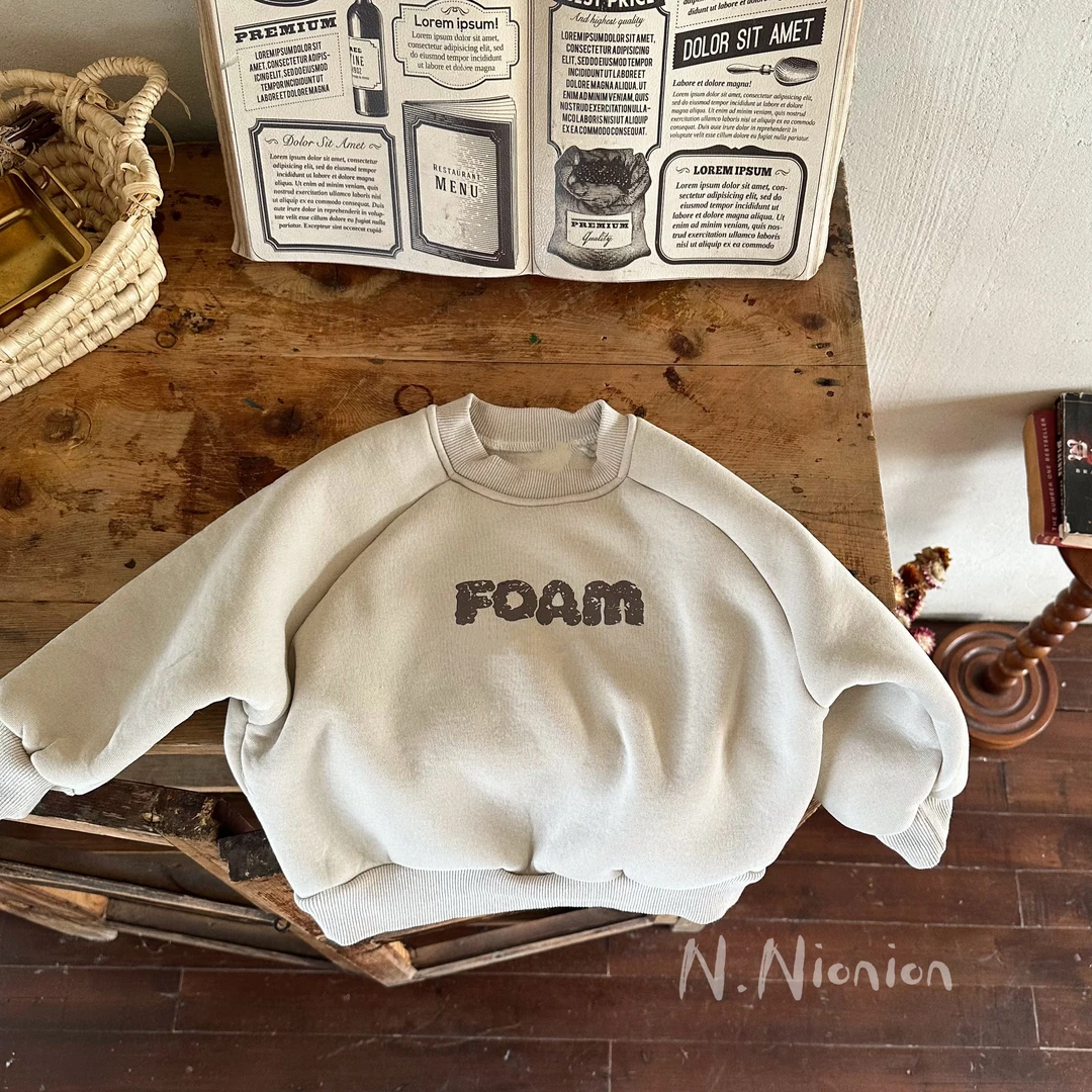 nana儿童韩版FOA加绒卫衣