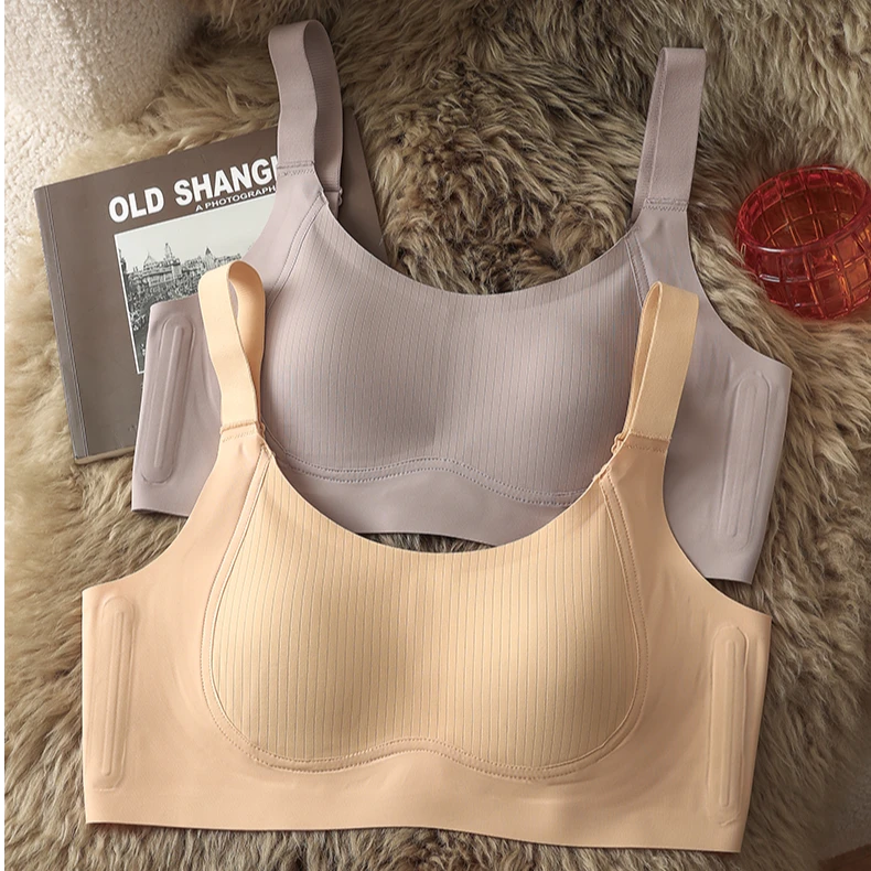 【大胸显小】秋冬新款兔耳杯超薄收副乳防外扩上托提拉防下垂文胸