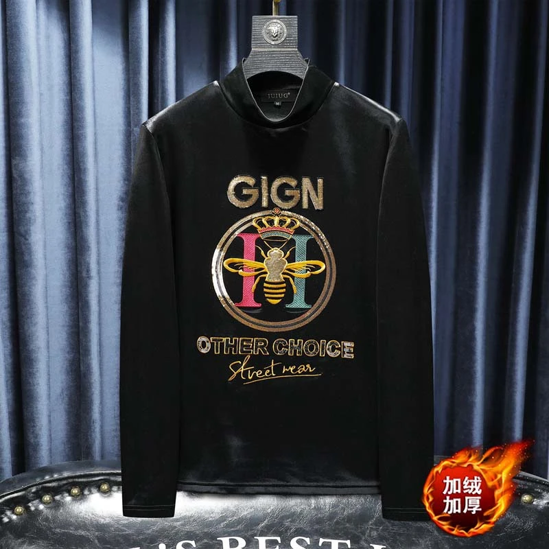 H蜜蜂秋冬男士爆款长袖上衣亲肤顺滑卫衣男-27564