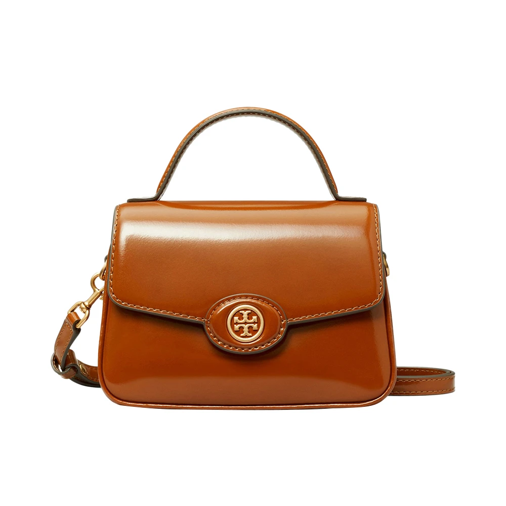 TORY BURCH 汤丽柏琦 金色双T豆腐包单肩斜挎包小号147467-223