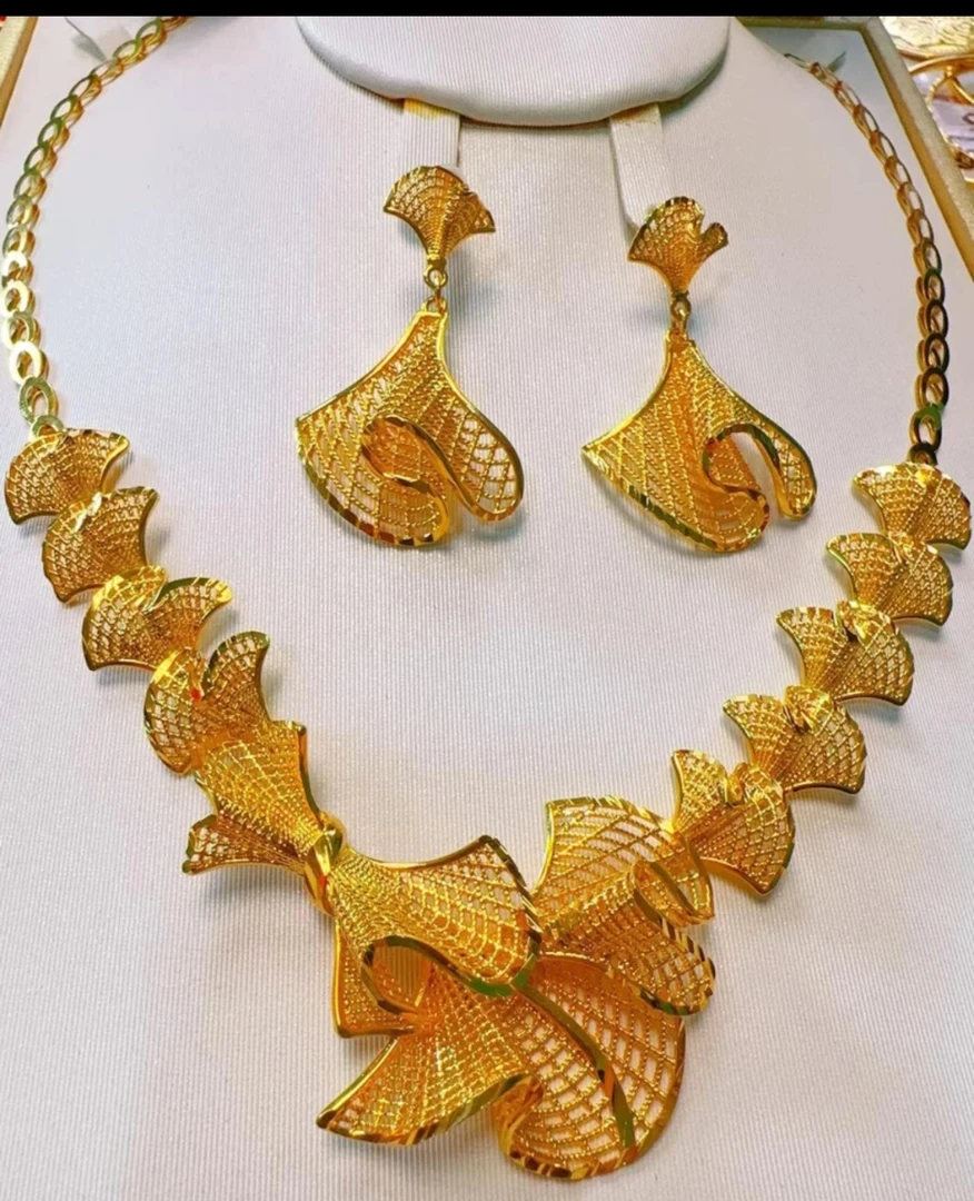 铜合金项链 合金婚庆饰品0一套0.8g