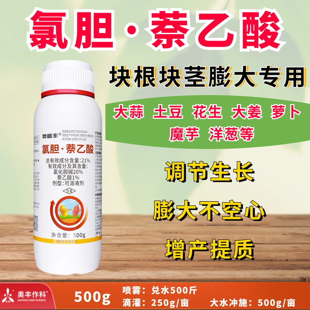 【奥丰周玲1】氯胆·萘乙酸 地下作物茎块膨大剂 膨大不空心