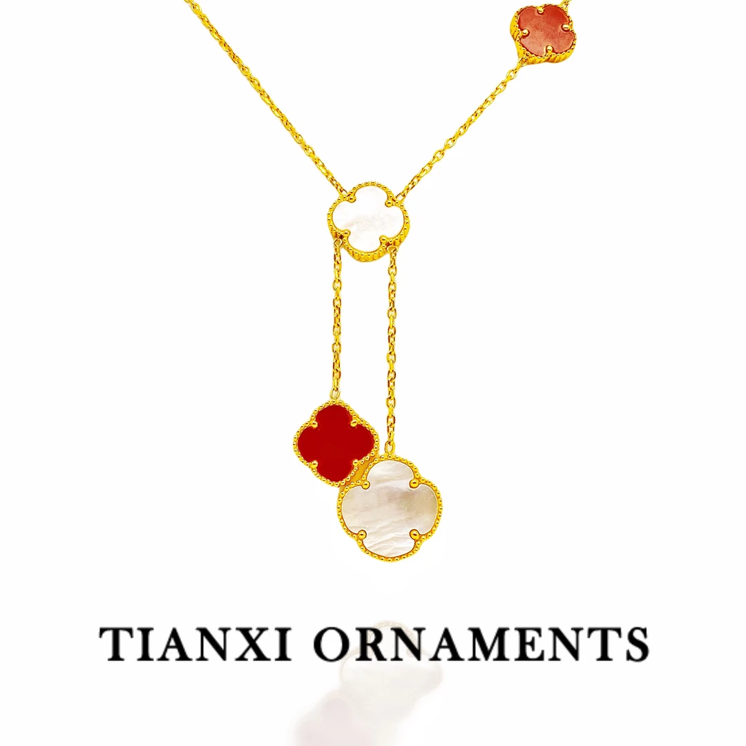 钛钢项链 ——甜兮  A506   金色小众个性百搭项链