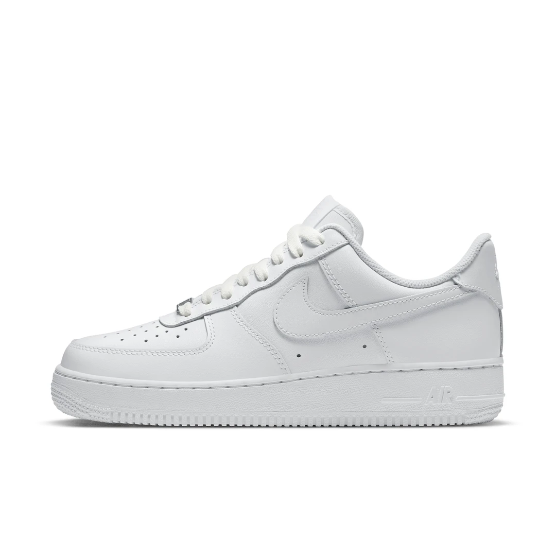 NIKE/耐克AIR FORCE 1女款纯白空军一号耐磨运动休闲鞋DD8959-100