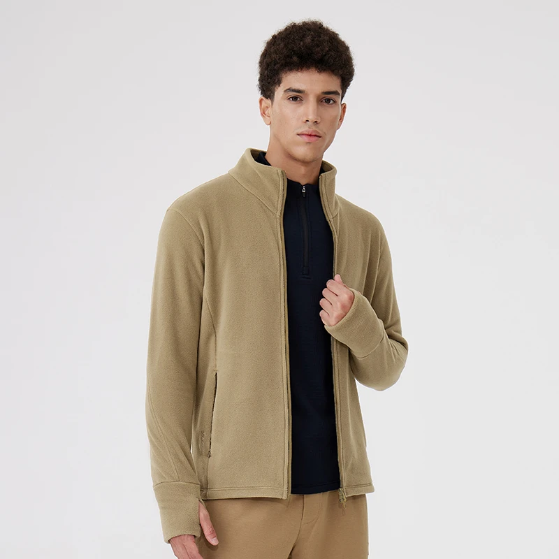 探观摇粒绒立领防风保暖抓绒衣秋冬登山滑雪运动外套冲锋衣内胆