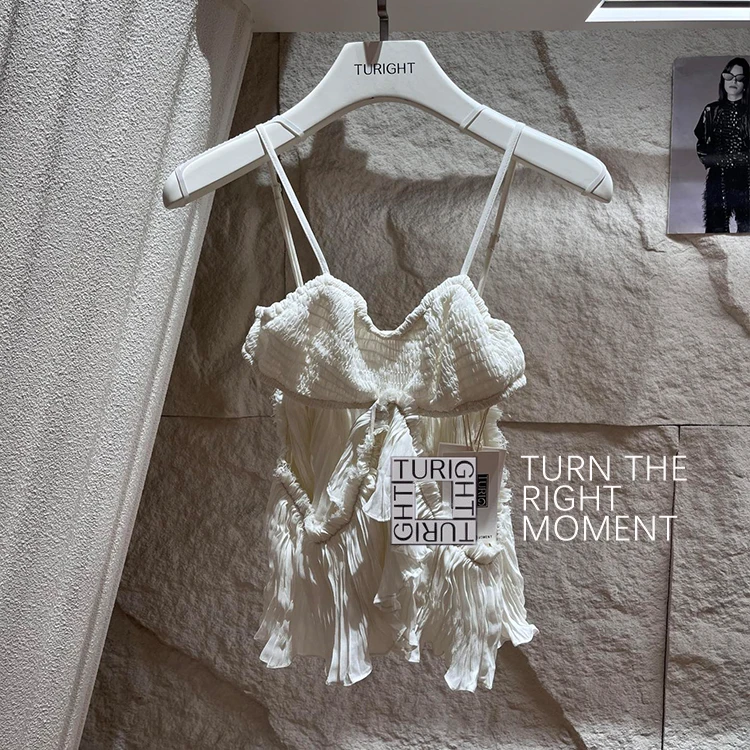 ASSIGNMENTS 24AW 设计师品牌 TURIGHT买手店 褶饰拼接抹胸