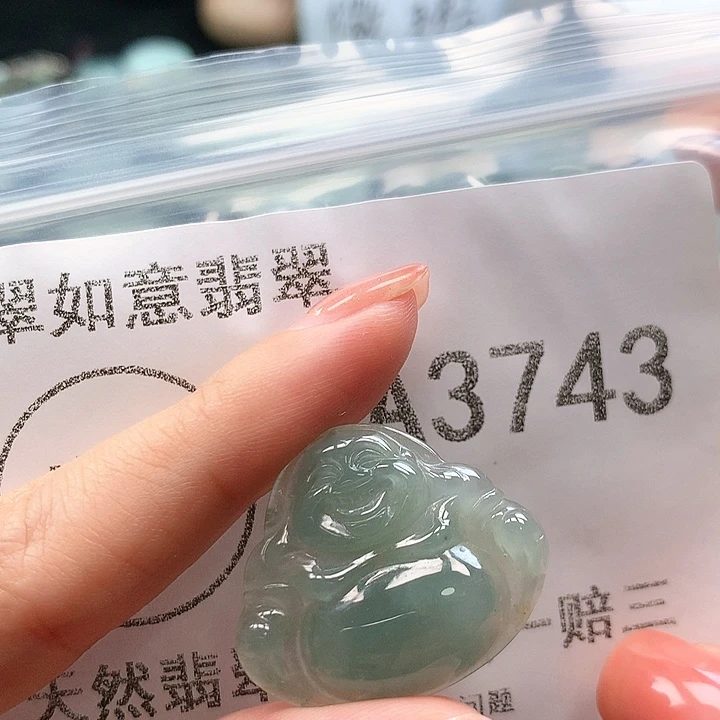 翡翠颈饰未镶嵌椿3743