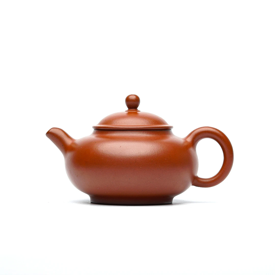 执素【文心藏器】国良潘壶（小）红皮龙 约200cc 张丽萍全手工制