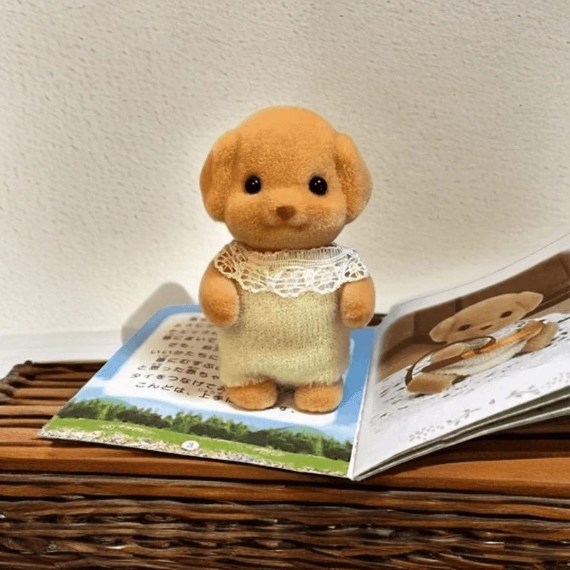 【四肢可活动】森贝儿家族贵宾犬迷你玩偶摆件可爱玩具送闺蜜礼物