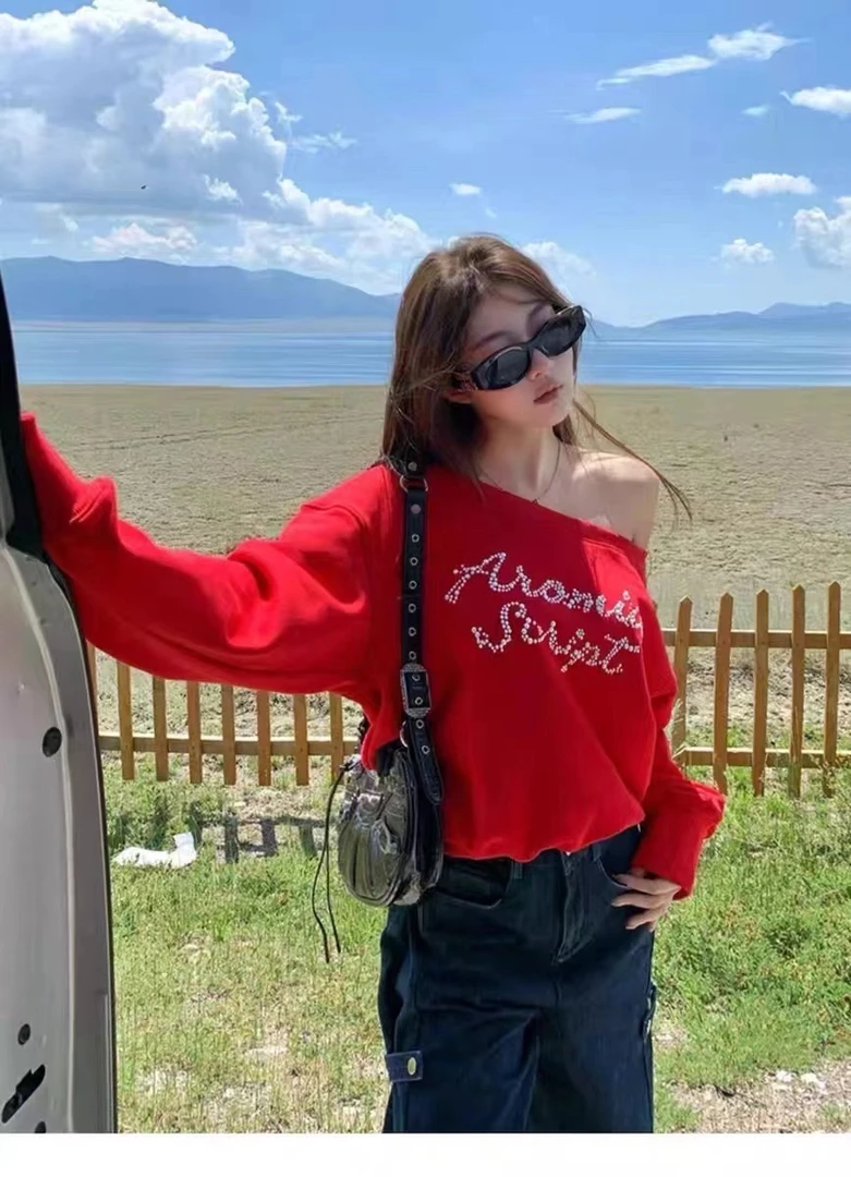 【45.9-55.9】韩版气质长袖时尚初秋新款外套卫衣