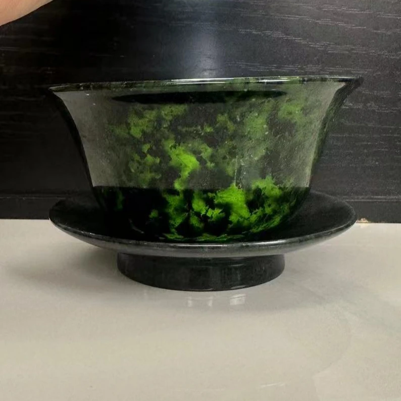 【藏玉盖碗】西藏藏玉盖碗【花纹以直播间为准】