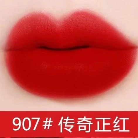 经典女王正红色口红哑光不沾杯不掉色唇釉显白豆沙色保湿防水复古