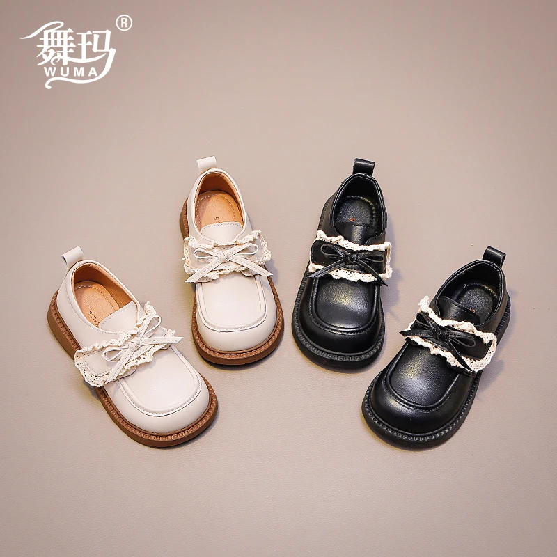 女童鞋子儿童真皮公主鞋2025新款春秋女孩秋季单鞋软底皮鞋433522