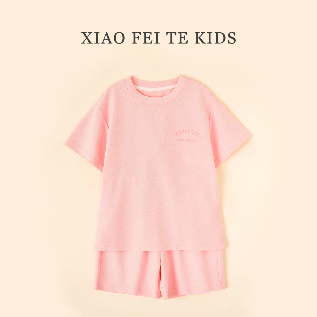 小菲特童装夏季新款女童中大童6-12岁女宝宝休闲套装YNTX41382