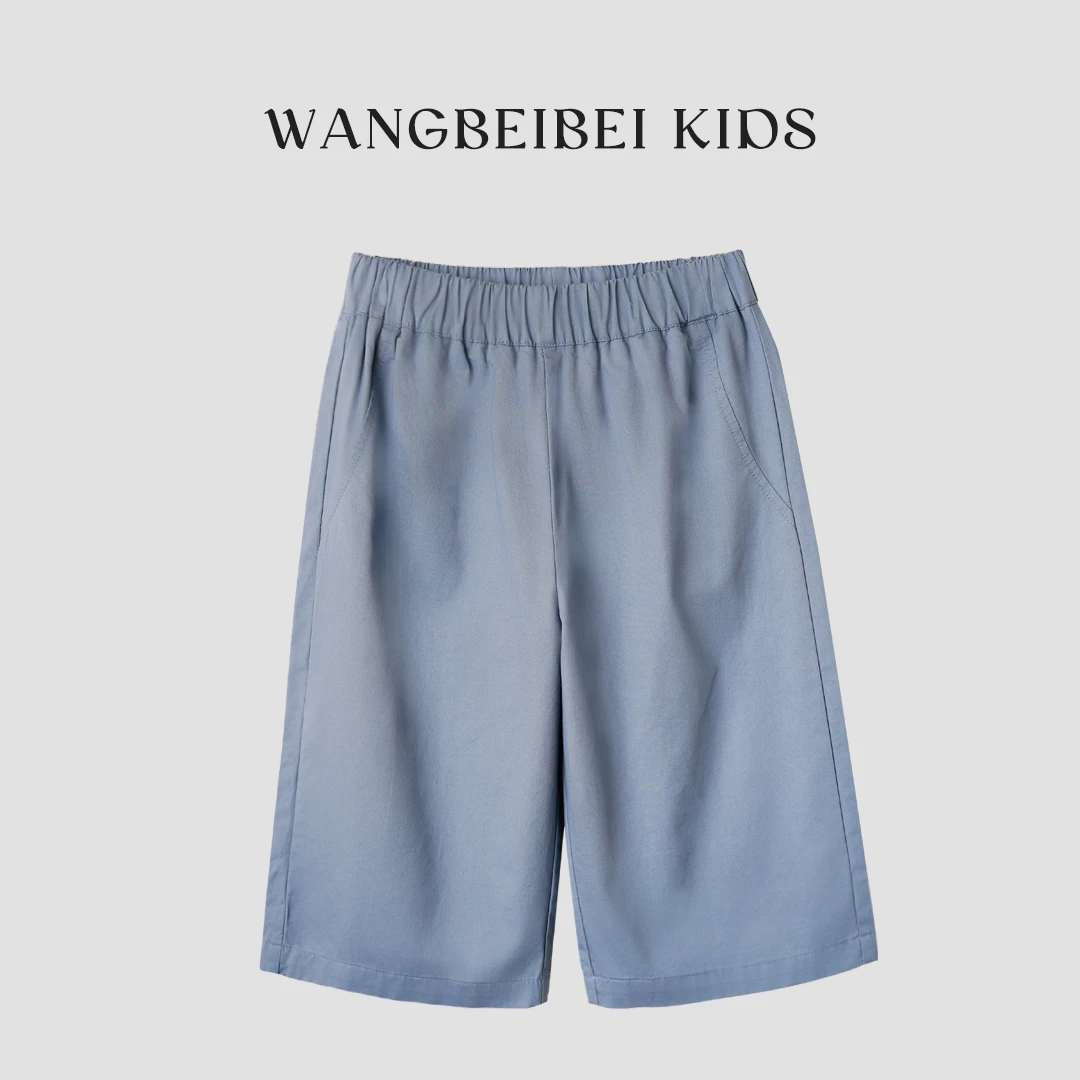 小菲特童装夏季新款女童中大童6-12岁女宝七分直筒裤   BGKX40814