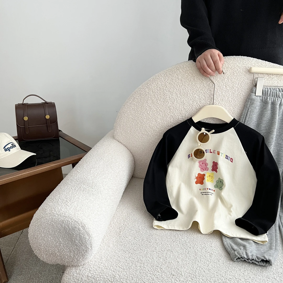 SZKP春季新款女童8-16岁打底衫上衣中大童女宝长袖T恤BXYCS40520