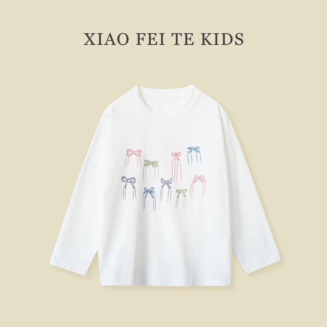 【姗姗】小菲特秋季新款女童衣服时尚百搭儿童休闲打底衫HAYQ42569