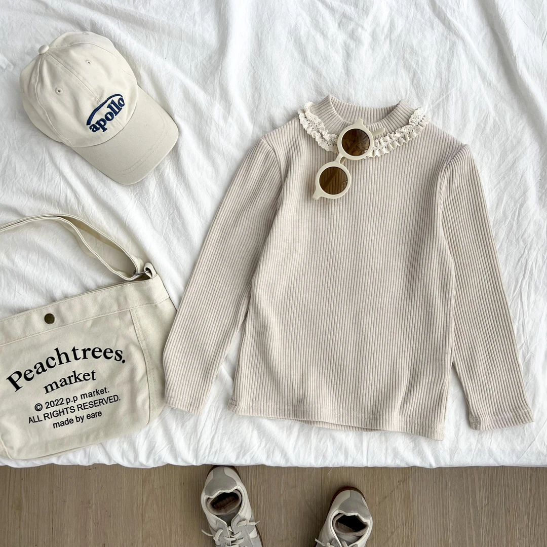 秋冬新款女童装时尚百搭女宝宝打底衫YOYQW48015