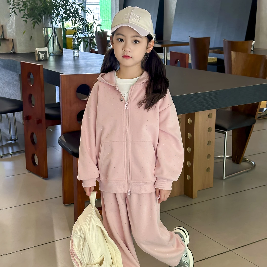 小菲特秋季女宝套装女童装6-12中大童儿童时尚套装FCTQ42371