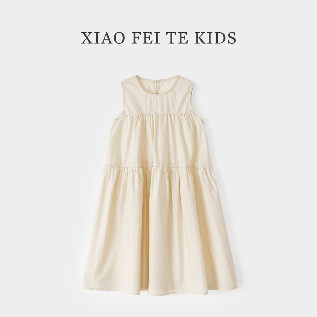 小菲特夏季新款女童装6-12岁女宝宝中大童儿童连衣裙FTQX41474