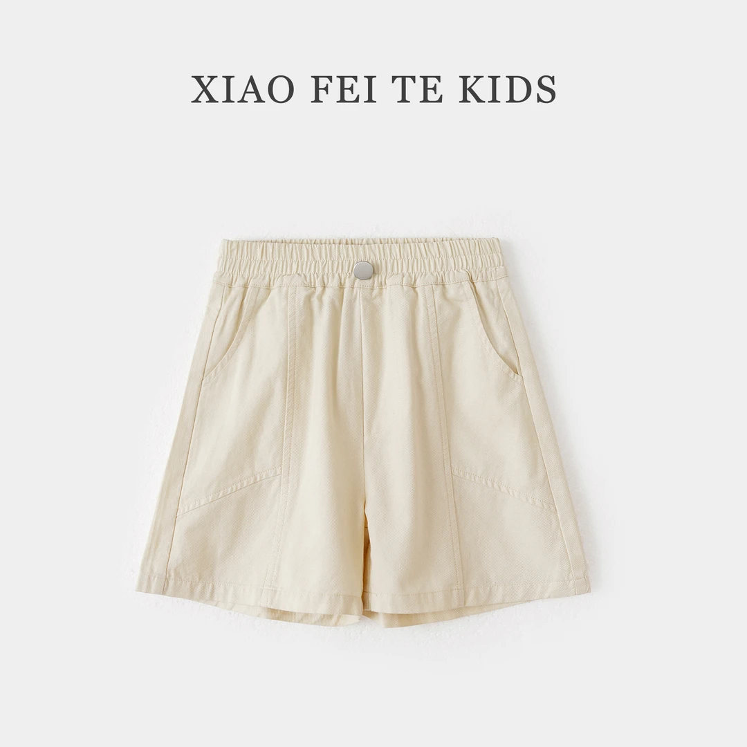 小菲特夏季女童装6-12岁女宝宝中大童儿童休闲时尚短裤QDKX41860