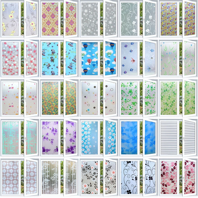 玻璃贴纸防走光窗户贴膜浴室门卫生间厕所窗纸隐私防窥磨砂玻璃膜
