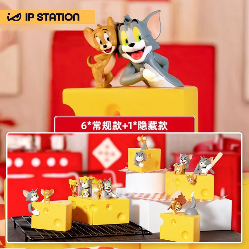IP小站TOM and JERRY芝士就是力量盲盒摆件样品无盒卡微瑕不退换