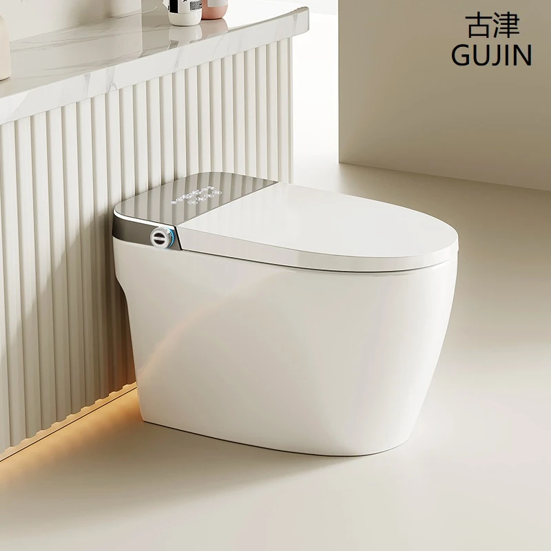 古津GUJIN轻智能版一体式智能马桶无水压限制自动冲水座圈加热