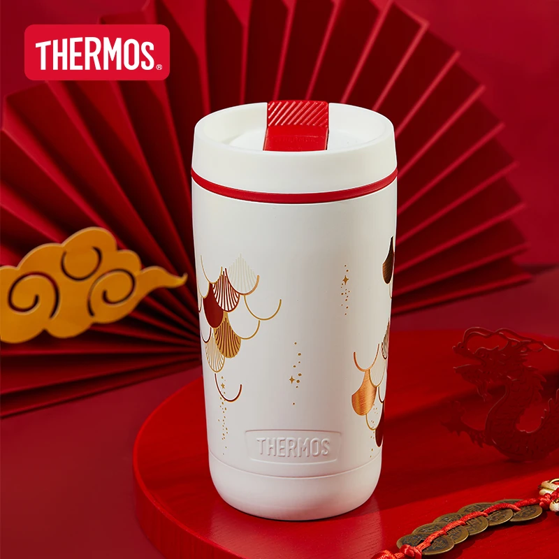 膳魔师保温杯龙行大运系列车载杯便携不锈钢保冷咖啡杯