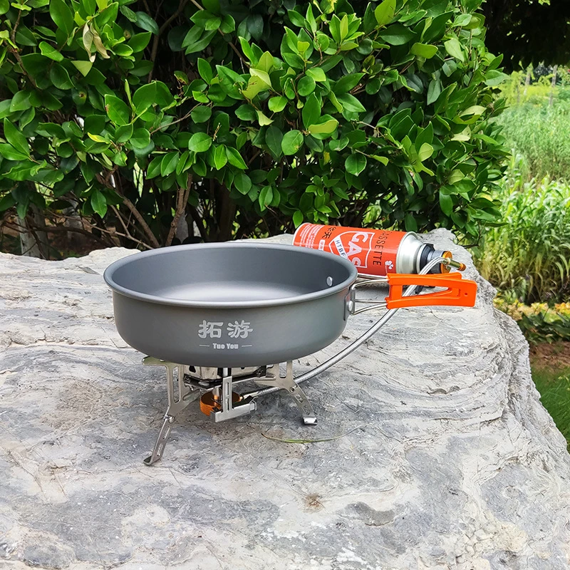 拓游户外出行煎炒盘折叠耐磨煎炸硬质烹饪精致便捷迷你耐高温工艺