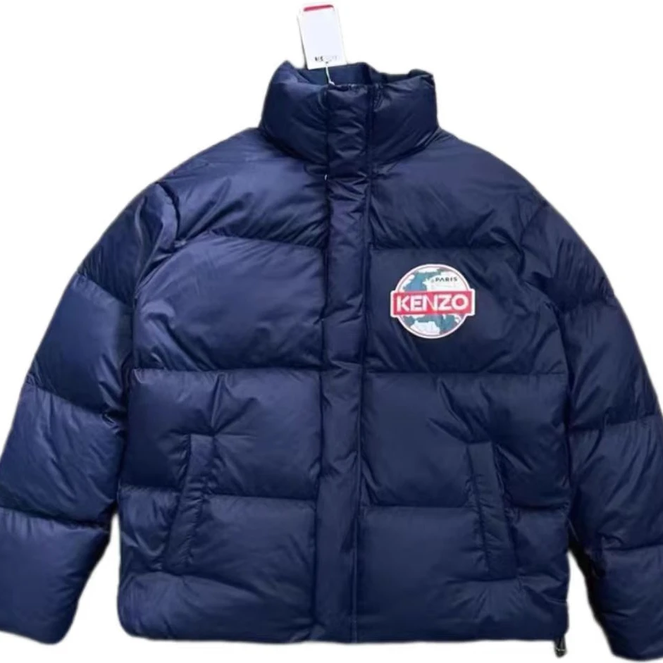 KENZO/肯佐 男士休闲时尚短款连帽外套保暖羽绒服
