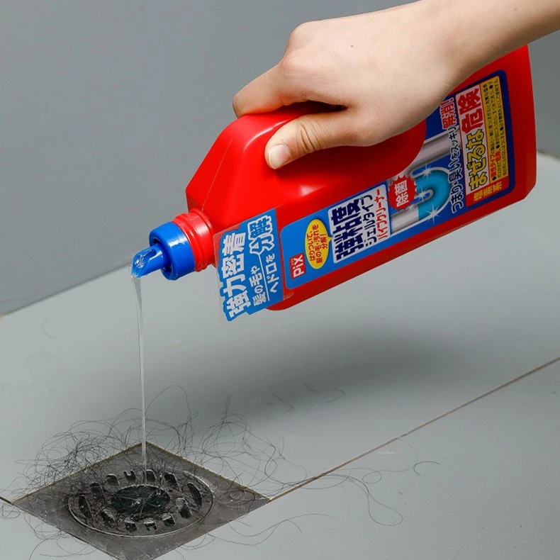【日本进口】管道疏通剂强力溶解下水道油污堵塞除臭神器
