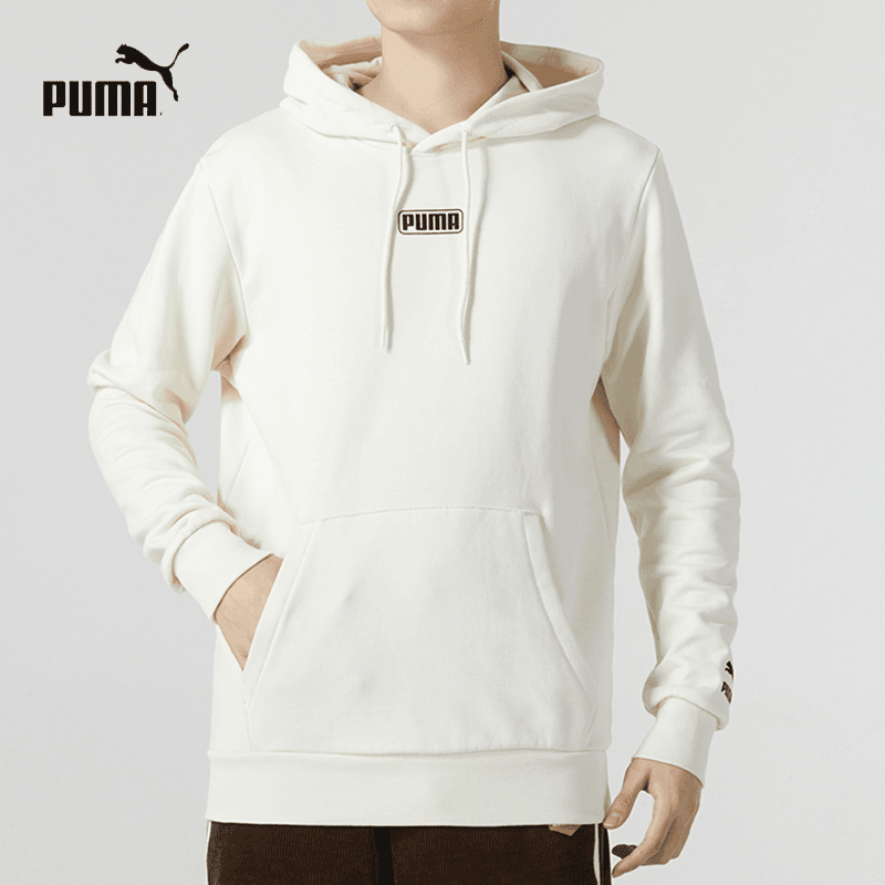 PUMA彪马情侣卫衣男装女装连帽宽松保暖休闲跑步运动套头衫536770