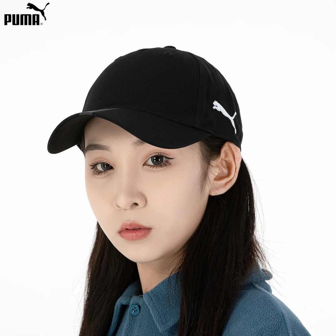 PUMA彪马2025新款男帽女帽运动帽遮阳棒球帽休闲黑色鸭舌帽022356