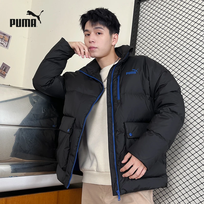 [流光风]彪马羽绒服男女同款情侣冬季保暖立领夹克运动外套625609