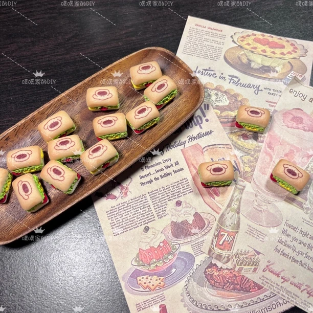 【噗噗家-定制】大鼻子狗帕尼尼diy树脂配件 创意手工
