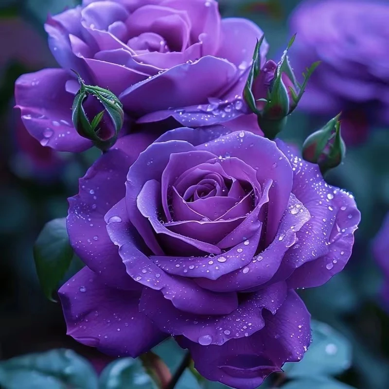 稀有玫瑰品种紫色幽梦特大花四季开花不断好养易活室内外盆栽阳台