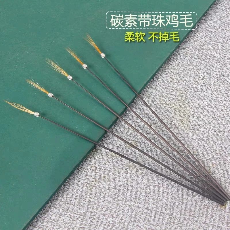 采耳工具碳素鸡丝马尾棒工具掏耳朵神器毛毛细头掏耳神器毛毛单根