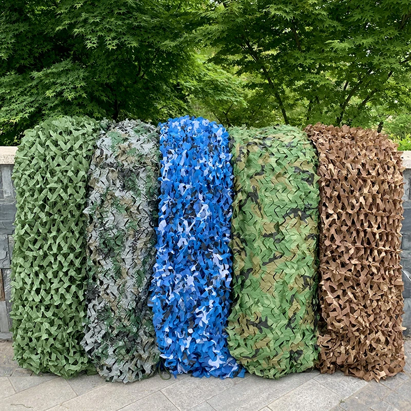 迷彩网违建物防卫星航拍伪装网户外绿色幼儿园加厚庶阳防晒网布商品图