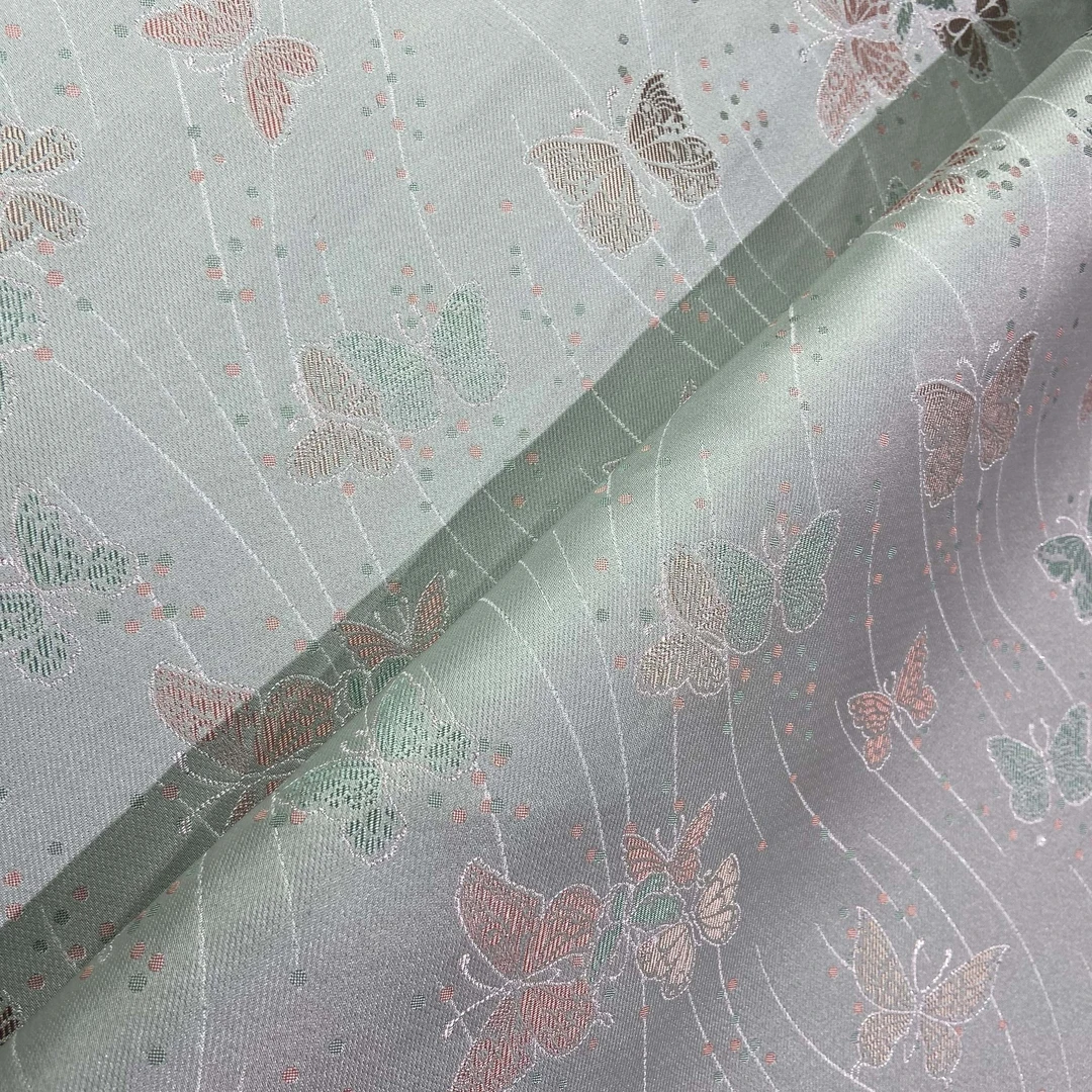 华韵#半米链接 【彩蝶纷飞】真丝面料（一经开裁不支持七天无理由）