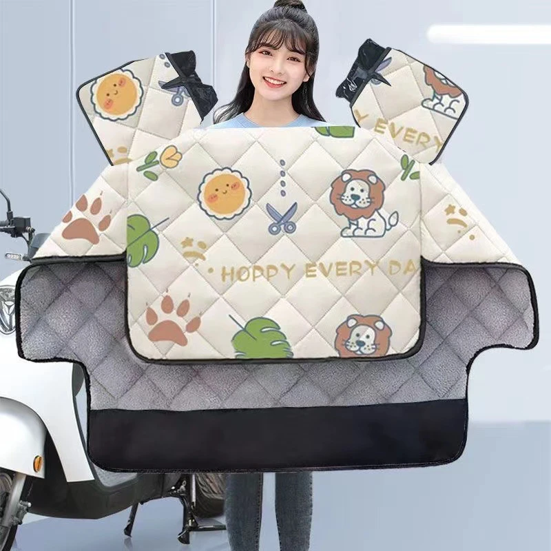 多款可选车用保暖加绒加厚电瓶车被冬季防风防雨防水电动车挡风被