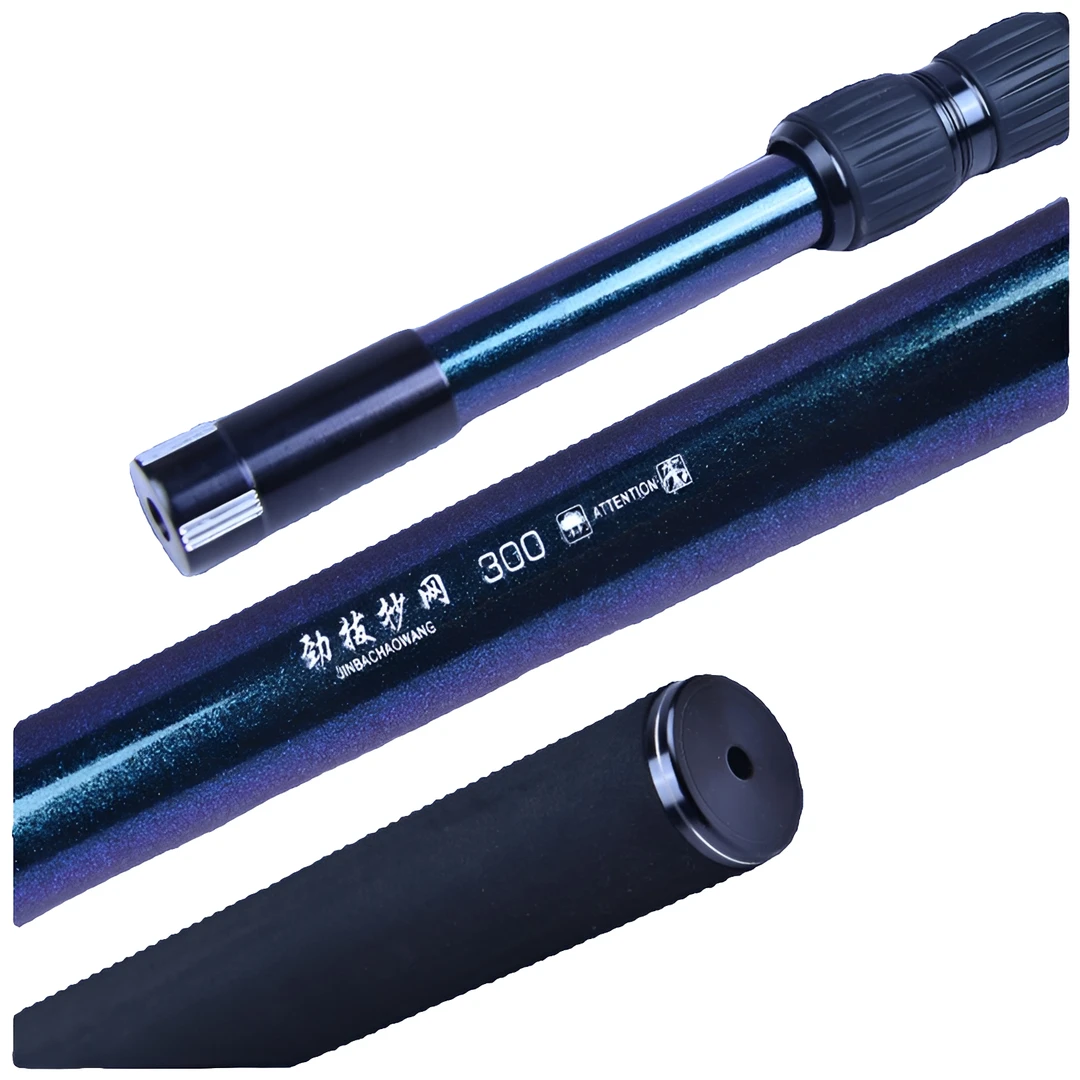 以主播讲解为准 微瑕疵 碳素抄网杆 2.1米2.4米1.8米3.0米2.7米