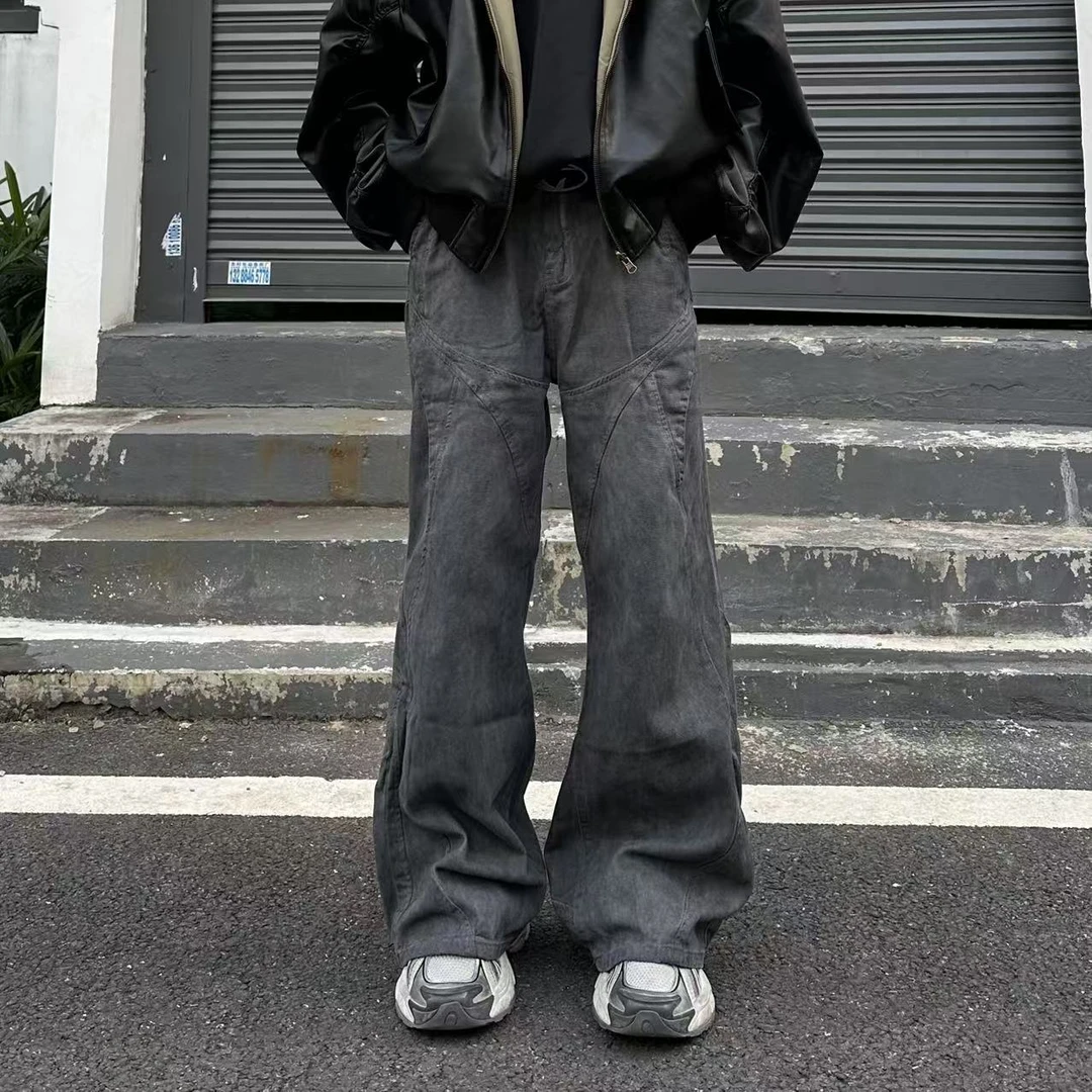 SUCHEN 男款冬季美式休闲裤高街口袋ins街头裤子 77-FX051