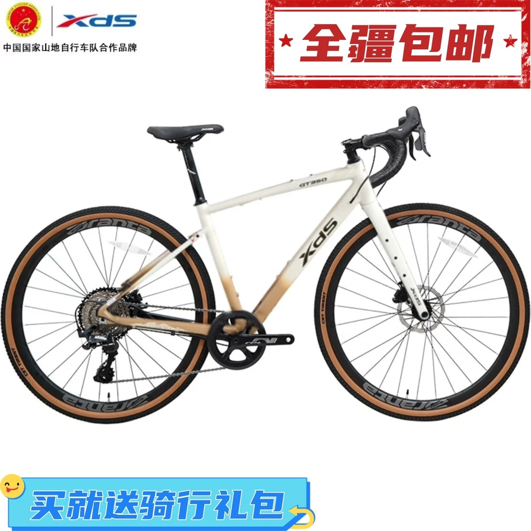 XDS/喜德盛GT350瓜车Gravel砾石公路碳纤越野通用10速公路自行车