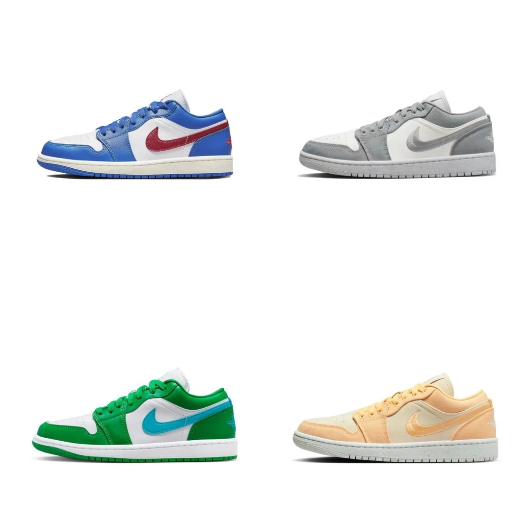 AIR JORDAN 1 LOW女款多色休闲低帮复古潮流经典运动时尚拼接板鞋