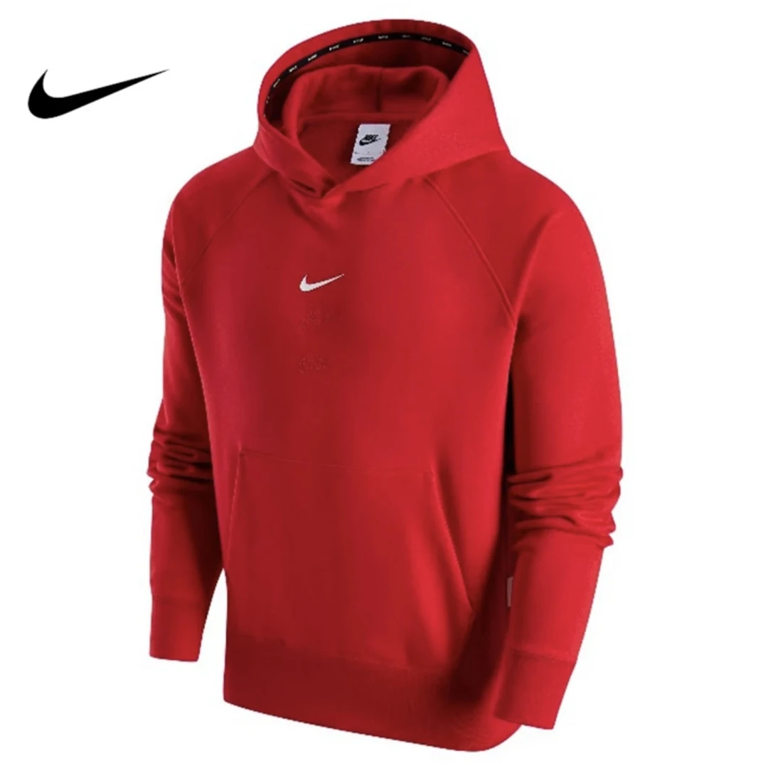 Nike耐克CNY卫衣长袖运动休闲连帽加绒经典红秋冬宽松-FZ6373-657